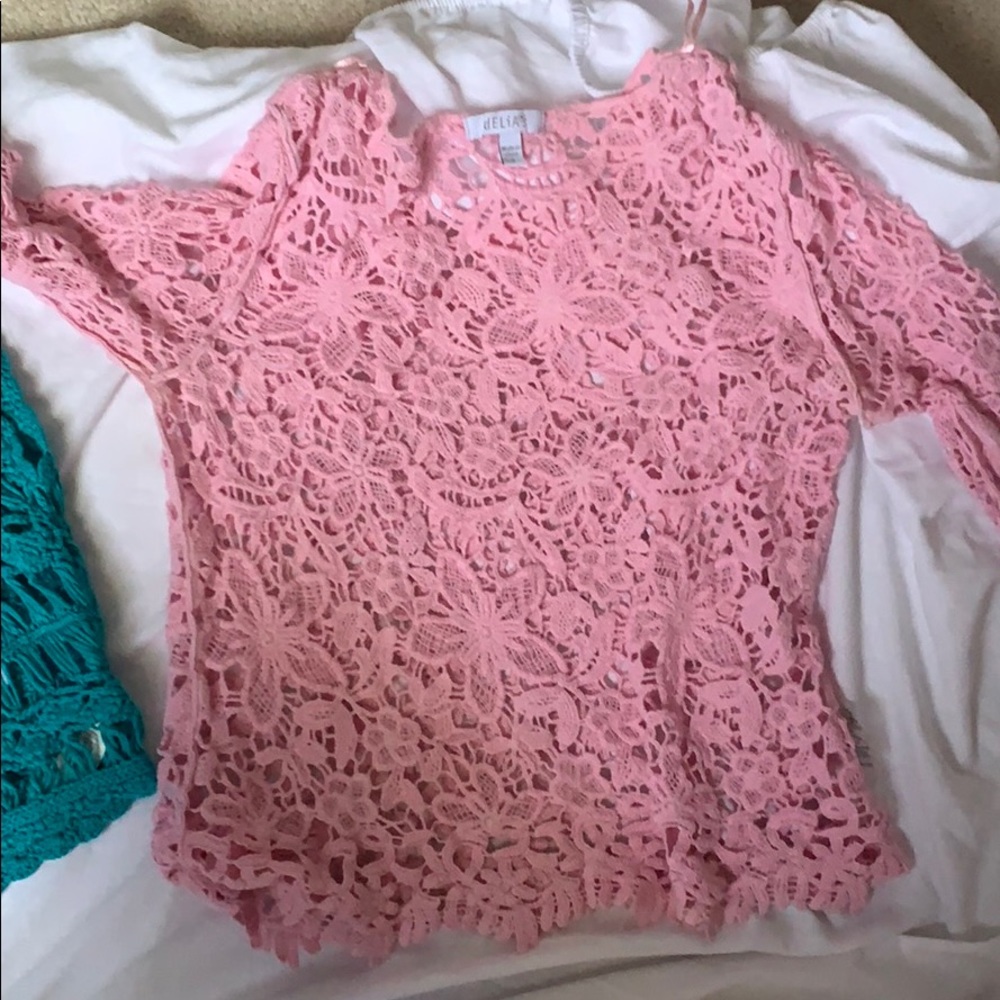 Crocheted tops